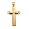 304 Stainless Steel Big Pendants STAS-R171-05G-1