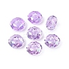 Transparent Acrylic European Beads OACR-E033-25C-1