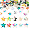 60Pcs 10 Colors Spray Painted Synthetic Turquoise Beads TURQ-TA0001-06-1