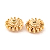Brass Micro Pave Clear Cubic Zirconia Beads KK-S389-17G-2