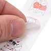 Valentine's Day Round Paper Stickers DIY-I107-04-4
