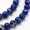 Synthetic Imperial Jasper Beads Strands G-I199-35-8mm-H-3