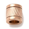 Ion Plating(IP) 304 Stainless Steel Glazed European Beads STAS-M308-11D-1