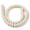 Natural Lava Rock Dyed Beads Strands G-Z036-A01-04-2