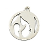 Mother's Day Non-Tarnish 201 Stainless Steel Pendants STAS-M015-26P-1