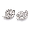 304 Stainless Steel Conch Pendants STAS-T069-27P-2