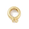 Rack Plating Brass Fold Over Clasps KK-A224-26B-G-1