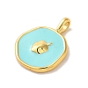 Hannukah Brass Enamel Pendants LS-KK-M278-07A-G-2