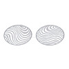 Non-Tarnish 201 Stainless Steel Filigree Pendants X-STAS-S118-061-2