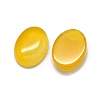 Natural Yellow Agate Cabochons G-O175-30C-01-1
