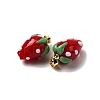 Handmade Lampwork Pendants LAMP-S069-05A-G-5