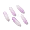 Natural Purple White Jade Healing Stones G-K330-65-1