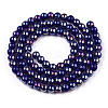 Electroplate Opaque Glass Beads Strands X-GLAA-T032-P4mm-AB03-3