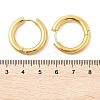 202 Stainless Steel Huggie Hoop Earrings EJEW-O087-08J-G-2