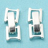 Eco-Friendly Brass Watch Band Clasps KK-M225-28S-2