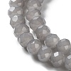Baking Paint Imitation Jade Glass Bead Strands LS-X-DGLA-A034-J6MM-A43-3