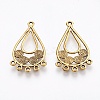 Tibetan Style Alloy Chandelier Components PALLOY-E450-11AG-2