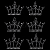 Crown Resin Hotfix Rhinestone DIY-WH0661-26B-7