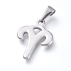 Non-Tarnish 304 Stainless Steel Pendants STAS-L210-06C-P-01-1