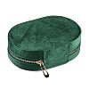Italian Velvet Double Layers Jewelry Set Storage Zipper Boxes CON-G023-10E-2