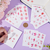 Flower Pattern Removable Temporary Water Proof Tattoos Paper Stickers AJEW-WH0413-03A-3