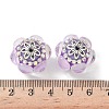 Acrylic Rhinestone Rondelle Beads CLAY-NH0003-02AS-03-3