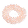 Two-Tone Imitation Jade Glass Beads Strands LS-GLAA-T033-01B-02-2
