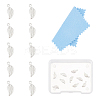 10Pcs 925 Sterling Silver Leaf Charms STER-UN0001-34-1