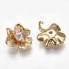 Brass Cubic Zirconia Charms KK-S348-261-2