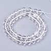 Natural Quartz Crystal Beads Strands G-R193-05-6mm-2
