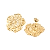Ion Plating(IP) 304 Stainless Steel Stud Earrings for Women EJEW-P279-49G-2