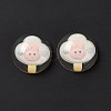 Transparent Resin Cabochons RESI-G034-B09-3