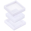 15Pcs Clear Window Plastic Loose Diamond Boxes OBOX-HY0001-02A-4