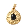 Natural Black Onyx(Dyed and Heated) Pendants STAS-C120-11G-07-1