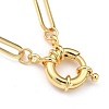 Brass Paperclip Chain Necklaces NJEW-JN03066-01-2