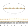 Rack Plating Brass Dapped Chains AJEW-Q153-02G-15-2