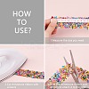 Resin Hotfix Rhinestone Beaded Trim DIY-WH0166-42-4