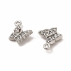 316 Surgical Stainless Steel with Crystal Rhinestone Pendants X-STAS-G305-05P-2