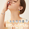 180pcs 6 Styles 202 Stainless Steel Beads STAS-DC0015-05-7