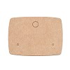 Blank Kraft Paper Earring Display Cards X1-CDIS-G005-09-1