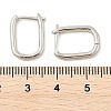 Brass Huggie Hoop Earrings LS-EJEW-P189-01P-4