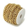 10M Ion Plating(IP) 304 Stainless Steel Figaro Chains CHS-G035-02C-G-3