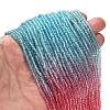 Transparent Painted Glass Beads Strands DGLA-A034-T2mm-A11-2