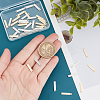 SUPERFINDINGS 40Pcs 2 Colors Brass Charms KK-FH0002-41-2