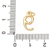 Brass Micro Pave Cubic Zirconia Pendants KK-D019-28G-09-3