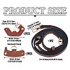 Flat PU Leather Webbing Bag Straps FIND-TA0007-93-4