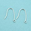 925 Sterling Silver Hoop Earring Findings STER-H107-08S-2