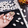 50Pcs UV Plating Iridescent Acrylic Bead OACR-GO0001-02-3