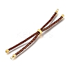 Braided Cotton Cord Slider Bracelet Making LS-MAK-R001-01G-04-2