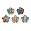Transparent Spray Painted Glass Beads GLAA-N035-029-G01-1